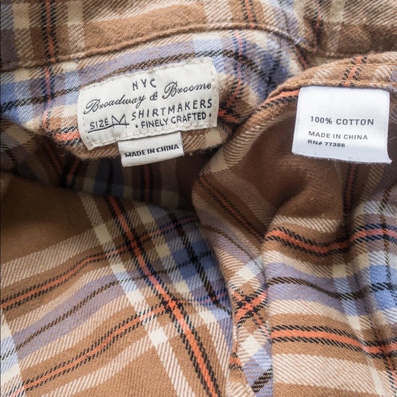 100% Cotton Soft Brown Flannel - Picture 4 of 4